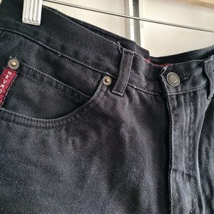 Vintage Nevada Black Highwaisted Denim Shorts